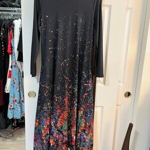 coloured abstract print